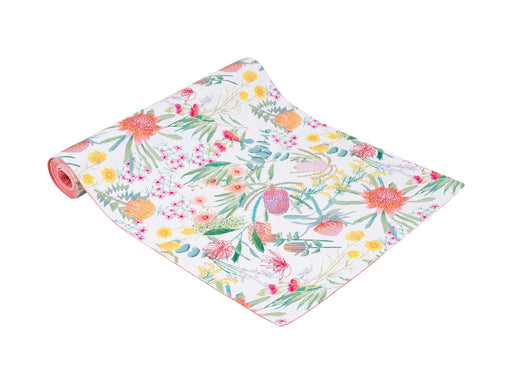 MW Royal Botanic Gardens Native Blooms Cotton Runner 150x33cm