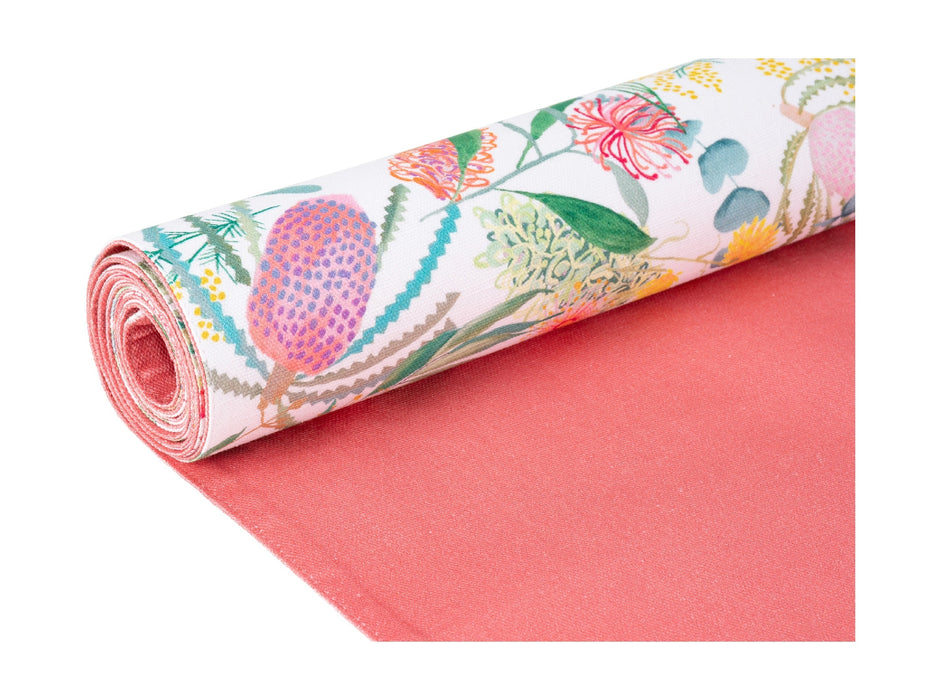 MW Royal Botanic Gardens Native Blooms Cotton Runner 150x33cm