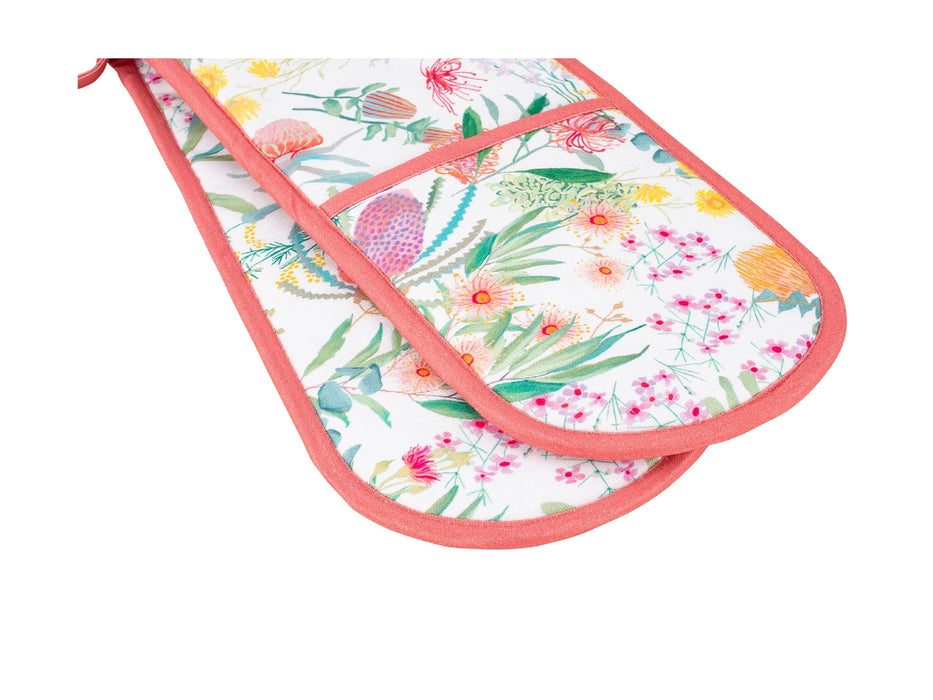 MW Royal Botanic Gardens Native Blooms Double Oven Glove