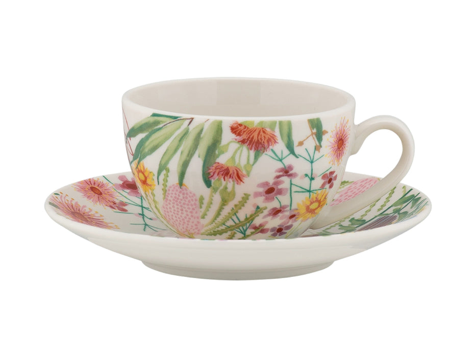 MW Royal Botanic Gardens Native Blooms Coupe Demi Cup & Saucer 100ML
