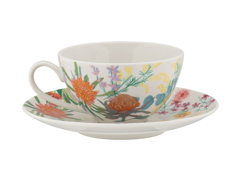 MW Royal Botanic Gardens Native Blooms Coupe Demi Cup & Saucer 100ML