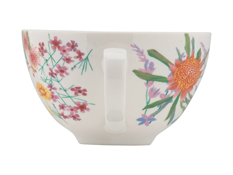 MW Royal Botanic Gardens Native Blooms Coupe Cup & Saucer 200ML