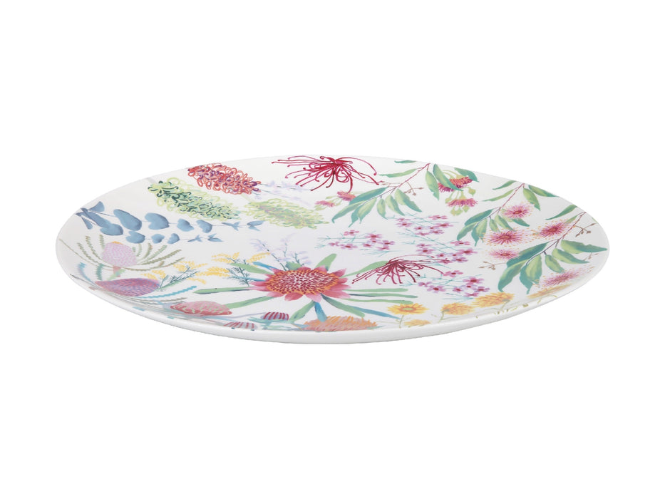 MW Royal Botanic Gardens Native Blooms Round Platter 33cm Gift Boxed
