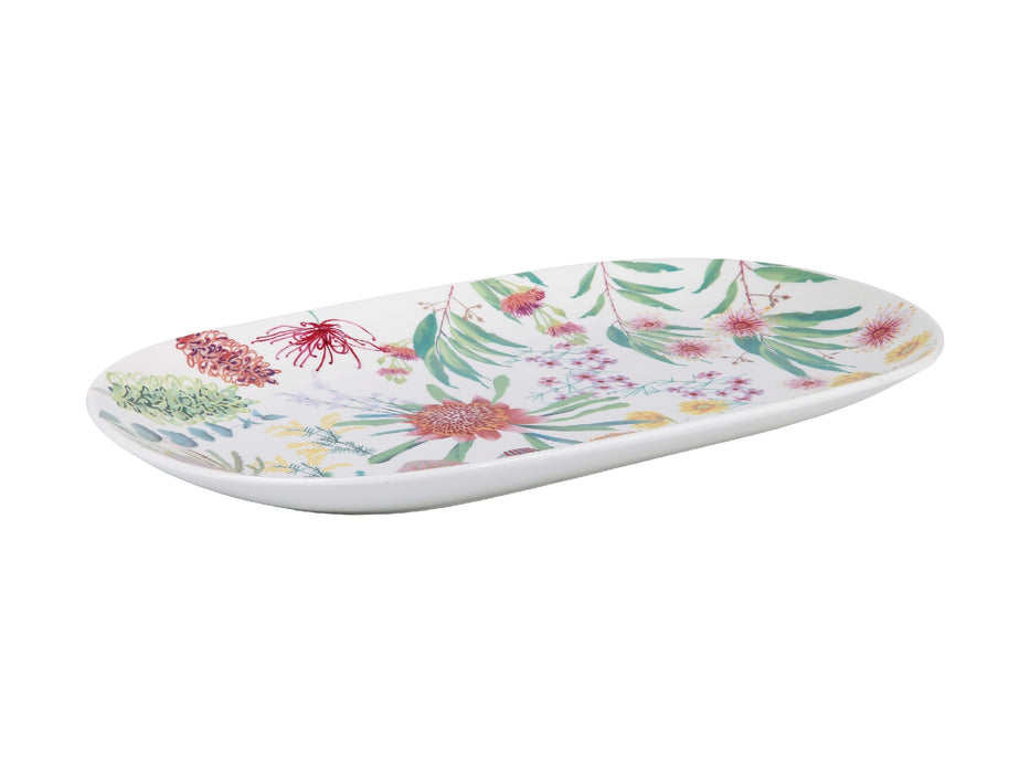 MW Royal Botanic Gardens Native Blooms Oval Platter 37x23cm Gift Boxed