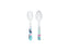 MW Rach Jackson Rock Garden Melamine Salad Servers 25cm