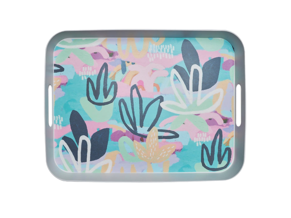 MW Rach Jackson Rock Garden Melamine Rectangular Serving Tray 40x30cm