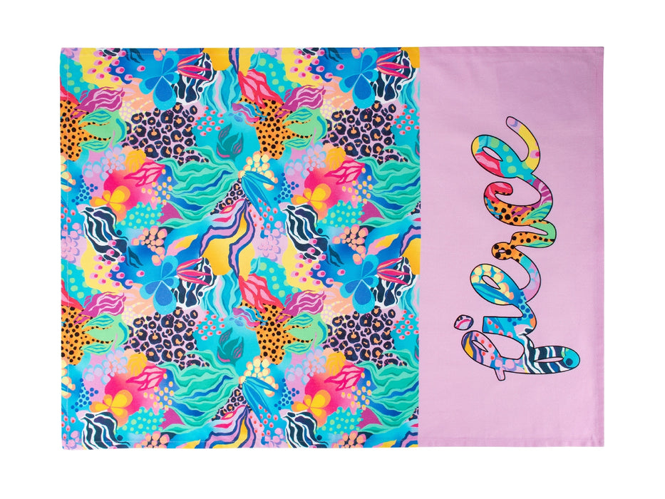 MW Kasey Rainbow Be Fierce Tea Towel 50x70cm Fierce
