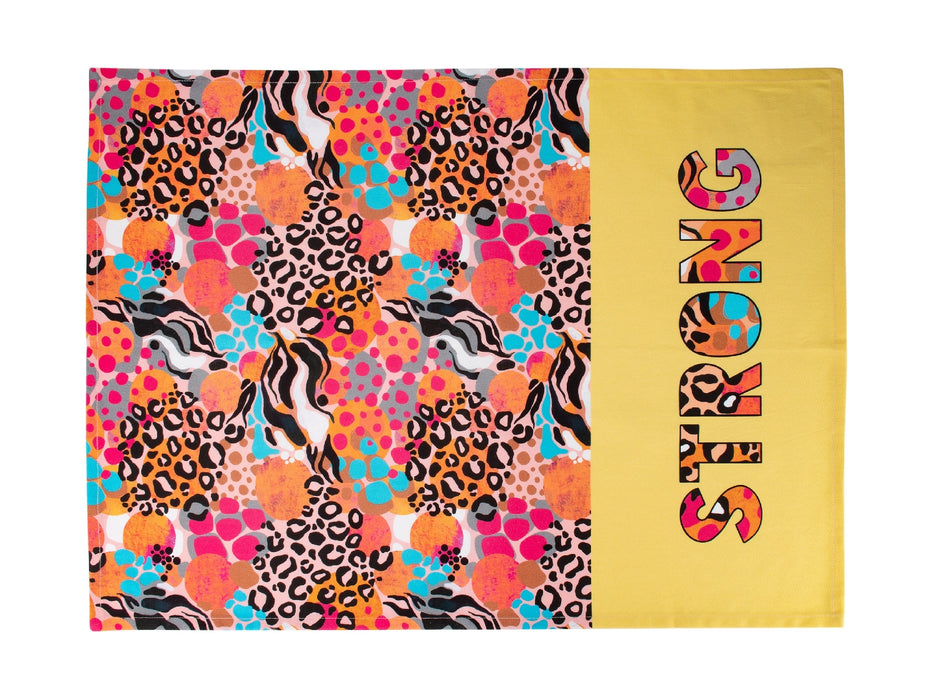 MW Kasey Rainbow Be Fierce Tea Towel 50x70cm Strong