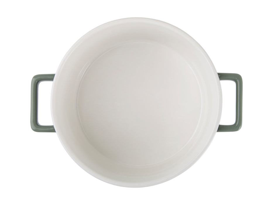 MW Epicurious Round Casserole 1.3L Sage Gift Boxed