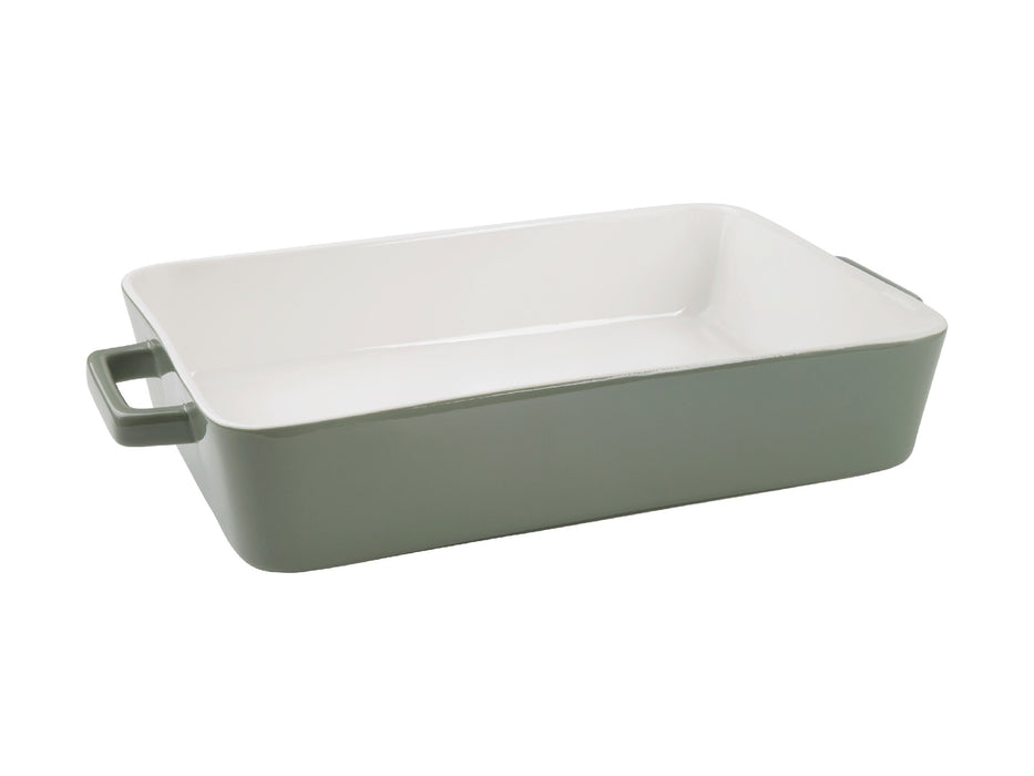 MW Epicurious Rectangular Baker 32x22.5x7cm Sage Gift Boxed