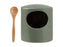 MW Epicurious Salt Pig Sage Gift Boxed