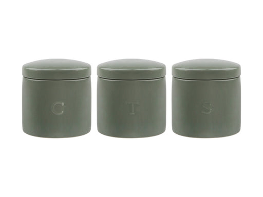 MW Epicurious Canister 600ML Set of 3 Sage Gift Boxed