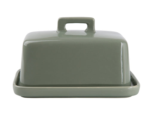 MW Epicurious Butter Dish Sage Gift Boxed