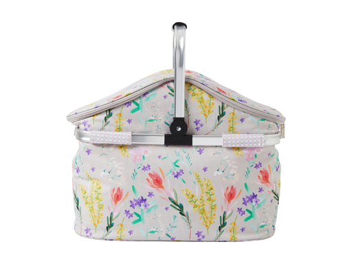 MW Wildflowers Insulated Picnic Carry Basket 40L - Kitchen Antics