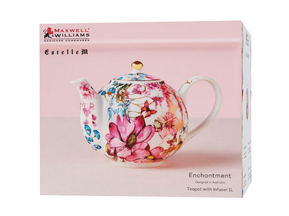 MW Estelle Michaelides Enchantment Teapot With Infuser 1L Gift Boxed - Kitchen Antics