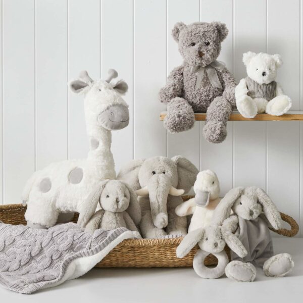 Jiggle & Giggle Bunny Small - Grey