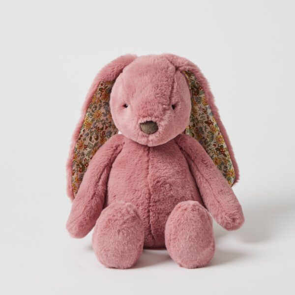 Jiggle & Giggle Bunny Medium - Floral Raspberry