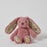 Jiggle & Giggle Bunny Rattle - Floral Raspberry
