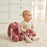 Jiggle & Giggle Bunny Rattle - Floral Raspberry