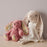 Jiggle & Giggle Bunny Rattle - Floral Raspberry