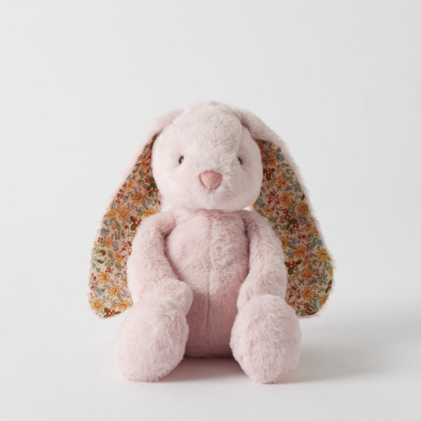 Jiggle & Giggle Bunny Medium - Floral Pink