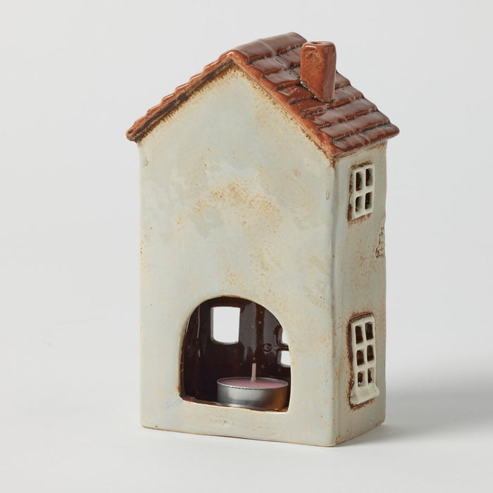 Cottage Tealight Holder - Book House