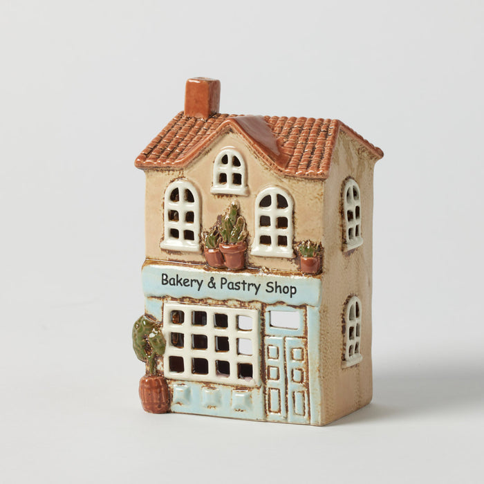 Cottage Tealight Holder - Bakery & Pastry Shop