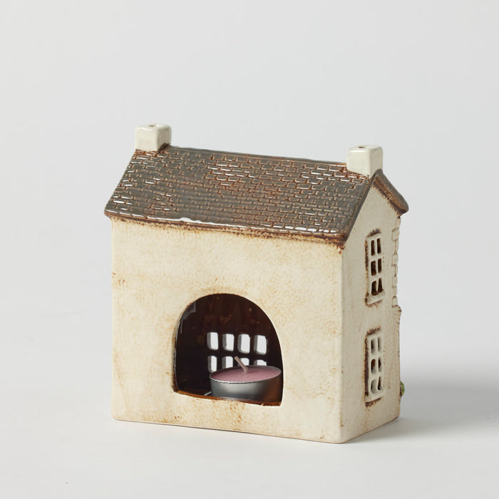 Cottage Tealight Holder - Coffee House