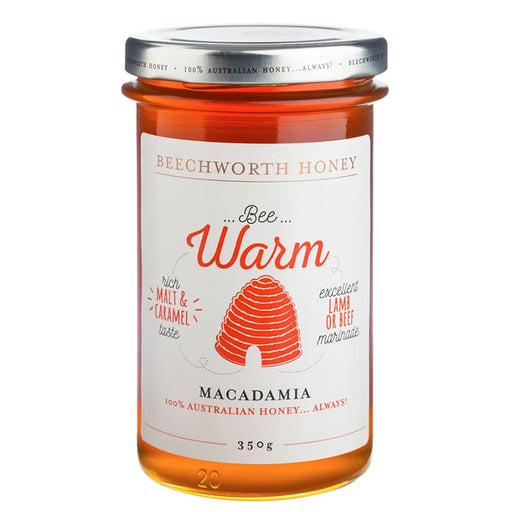 Beechworth Honey Bee Warm Macadamia 350g