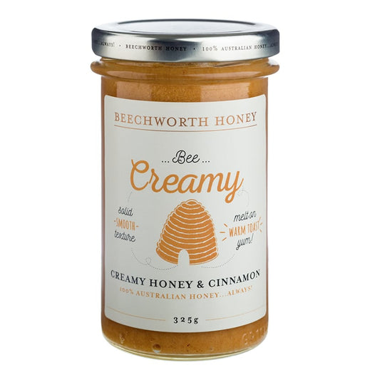 Beechworth Honey Bee Creamy Honey and Cinnamon 325g