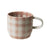 Robert Gordon Mug Single - Cat's Pyjamas Soft Terracotta Check