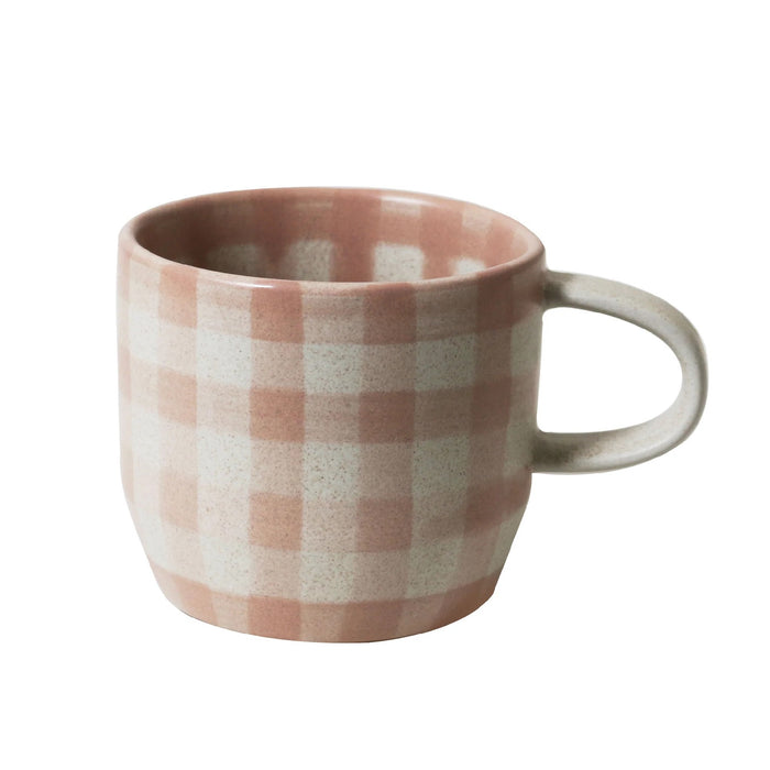 Robert Gordon Mug Single - Cat's Pyjamas Soft Terracotta Check