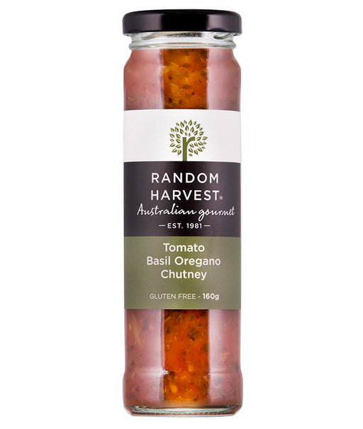 Random Harvest Tomato Basil Oregano Chutney 160gm