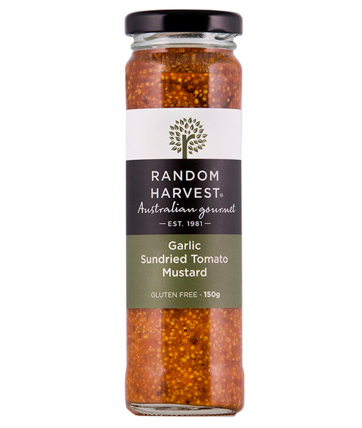 Random Harvest Garlic Sundried Tomato Mustard 150gm