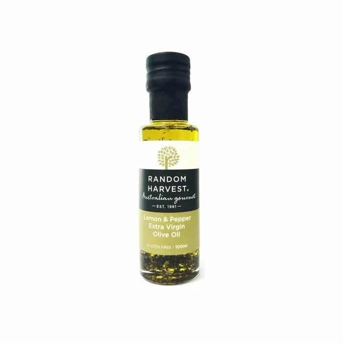 Random Harvest Extra Virgin Olive Oil 100ml - Lemon & Pepper