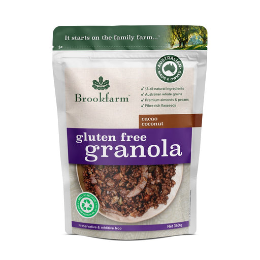 Brookfarm Granola Gluten Free 350g - Cacao Coconut