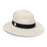 Canopy Bay Chicago Fedora 58cm Ivory/Black