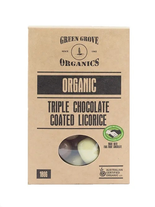 Green Grove Organic Triple Coated Licorice 180g - Kitchen Antics