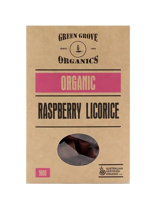 Green Grove Organic Raspberry Licorice 180g - Kitchen Antics