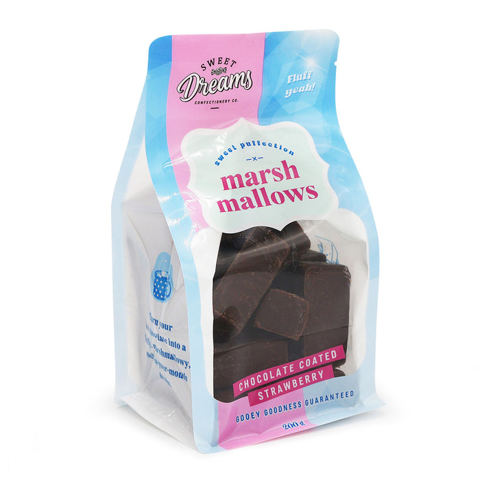 Sweet Dreams Marshmallow 200g - Chocolate Coated Strawberry