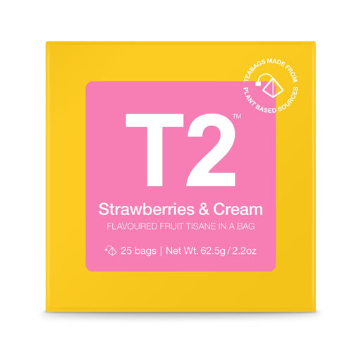 T2 Tea Bags 25's - Strawberries & Cream