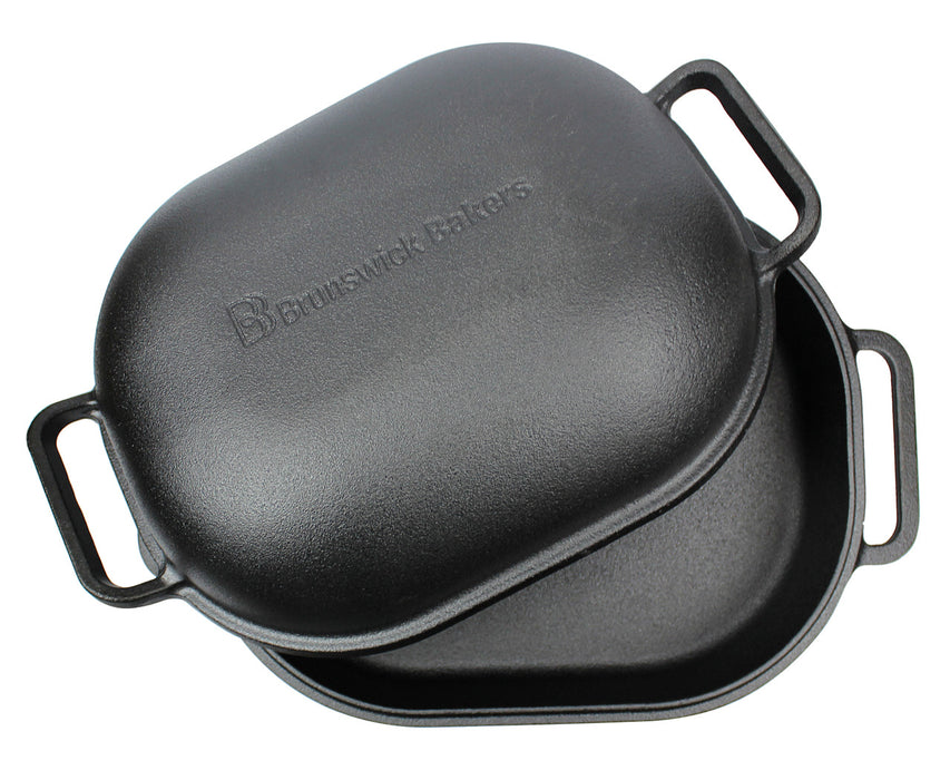 Brunswick Bakers Pre-seasoned Cast Iron Bread Baking Pan