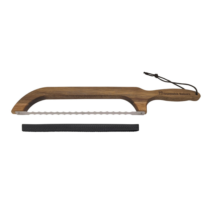 Brunswick Bakers Acacia wood and Stainless steel Bread Bow Knife