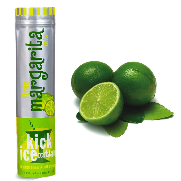 Kick Ice Cocktails - Lime Margarita Mix - 12 Portions