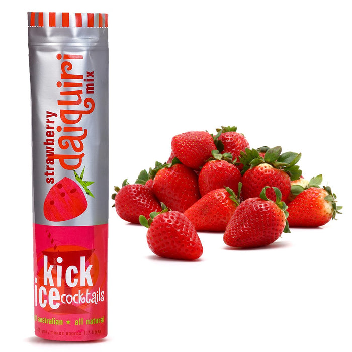 Kick Ice Cocktails - Strawberry Daiquiri Mix - 12 Portions