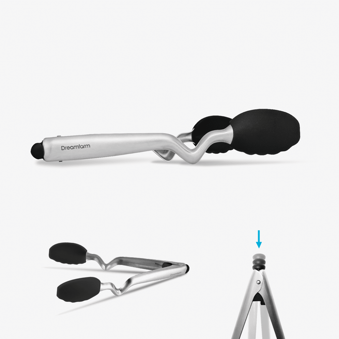 Dreamfarm Clongs Tong Small 23cm - Black