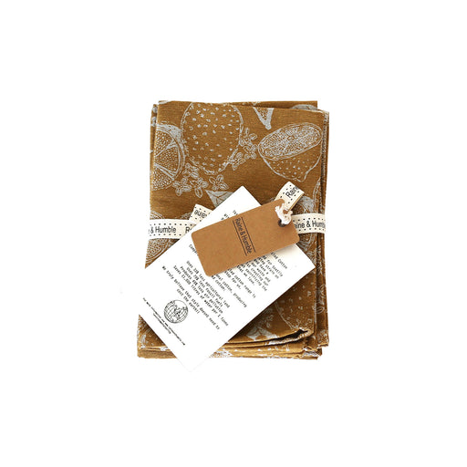 Raine & Humble Lemon Marmalade Napkin Set 4 - Golden Yellow