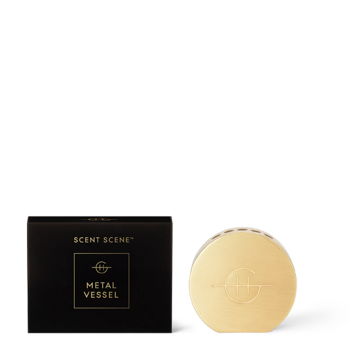 Glasshouse Scent Scene Metal Vessel - Gold