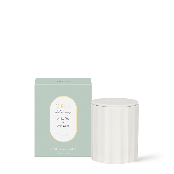 CIRCA Alchemy Candle 350g - White Tea & Wild Mint - Kitchen Antics