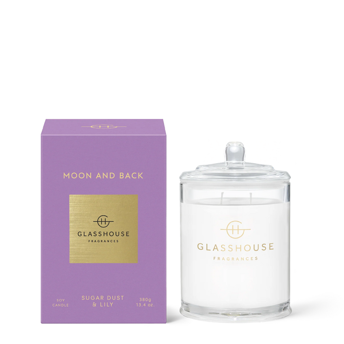 Glasshouse Candle 380g - Moon and Back